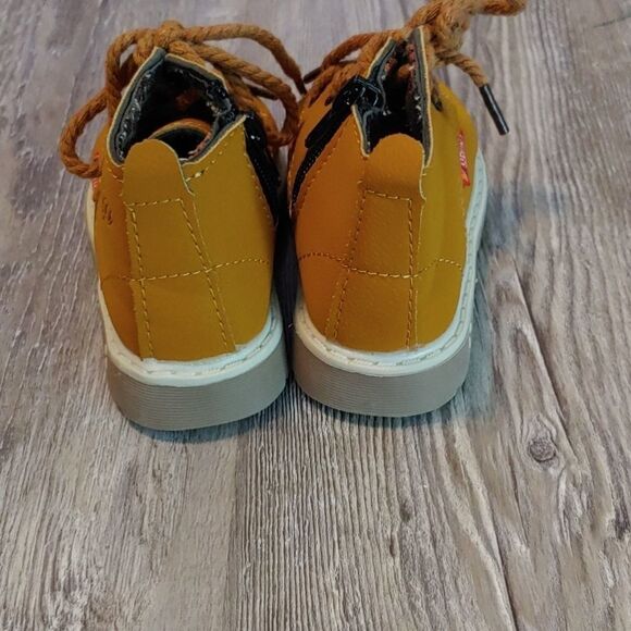 Danglia brown workbook style boots Sz 5.5 - Picture 4 of 7